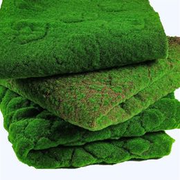 100 100 cm Kunstmatige Mos Nep Groene Planten Mat Faux Moss Muur Turf Gras voor Winkel Thuis Patio decoratie Greenery240Y
