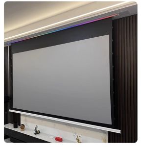 100''120''135''150''180 inch Hideed plafond elektrische tab -spanning Alr Projection Screen 16: 9 Pantalla Proyector Motorizada Techo