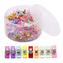 100/150PCs Sewing Clip Plastic Clips Quilting Crafting Crocheting Knitting Safety Clips Assorted Colors Binding Clips LX4242