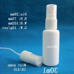 100 2 ensembles/lot bouteilles vides de pompe de pulvérisateur de 30ml, petit flacon pulvérisateur de parfum en plastique de 30cc/1oz Ieufm