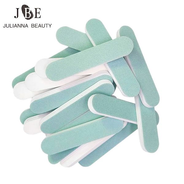 100/200 pcs bloc de lime tampon à ongles Mini éponge UV Gel vernis brillant polisseuse pédicure manucure 2 côtés mousse conseils outil à ongles 240127