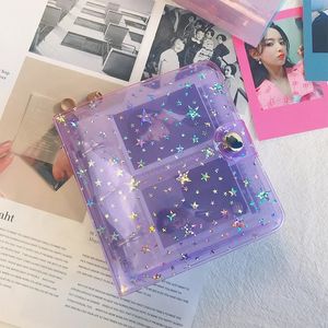 100/200 poches album photo album 3/5 pouces album laser Photo Holder Bag Bag Star Star Photocard Binder Holder Instax Mini album