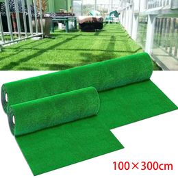 100*300 CM Kunstgrasland Simulatie Mos Gazon Turf Nep Groen Gras Mat Tapijt DIY Micro Landschap Thuis vloer Decor