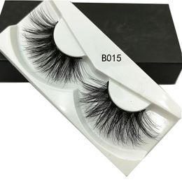 100% 3D Mink Eyelashes 25mm nertsen wispy pluizig nep wimpers 5D make-up grote volume kriskras herbruikbare valse wimper schoonheid mode gereedschap