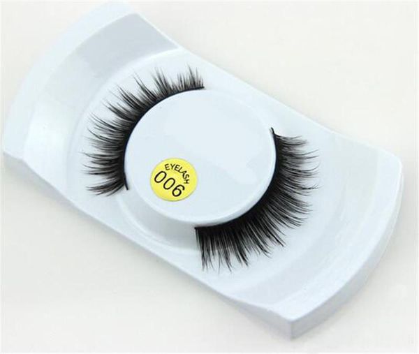 100% 3D Vison Maquillage Croix Faux Cils Eye Lashes Extension Cils naturels faits à la main 15 styles pour choisir ont des cils magnétiques 2020 Hot