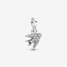 100% 925 Silver My Swallow Mini Sangle Charm Fit Fit Original Me Link Bracelet Fashion Bijoux Accessoires 277H