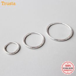 100% 925 massief sterling zilver unieke vormige piercing huggie hoepel oorbel voor vrouwen meisje dame fijne sieraden