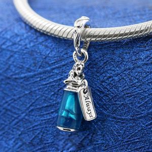 100% 925 Sterling Zilver Drink Me Dangle Bead Fits Europese Sieraden Pandora Stijl Sieraden Bedelarmbanden