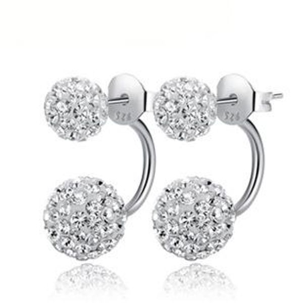 925 bijoux en argent sterling plein de boucles d'oreilles en pierre flash boucles d'oreilles en argent sterling cadeau de noël livraison gratuite