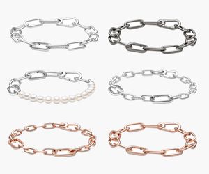 100% 925 Sterling Silver Mesh Bracelets pour femme Bijoux DIY Fit Charms Charms Garçon Fille Bracelet Perle Charme Dame Cadeau Avec Boîte Originale1604000