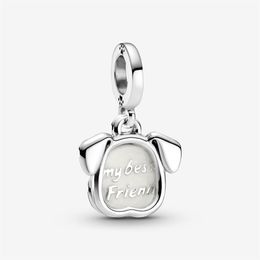 100% 925 Sterling Silver My Pet Dog Dangle Charm Fit Original Bracelet à breloques européen Mode Femmes Bijoux de fiançailles de mariage Acc279k