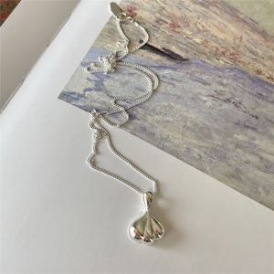 100% 925 sterling zilveren kettingen hangers geometrische onregelmatige hanger ketting voor vrouwen kerstcadeaus