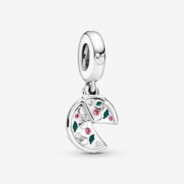 100% 925 sterling zilveren pizza liefde Dangle charm fit originele Europese charmes armband mode bruiloft sieraden accessoires