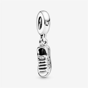 100% 925 Sterling Zilver Sneaker Schoen Dangle Charm Fit Originele Europese Charms Armband Mode Bruiloft Sieraden Accessoires305U