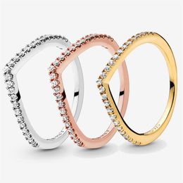 100% стерлингового серебра 925 пробы, сверкающее кольцо на поперечном рычаге для женщин, свадебные обручальные кольца, модные ювелирные изделия294W