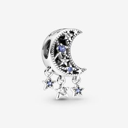 Star Crescent Moon Charms Fit Originele Europese Bedelarmband Mode Vrouwen Bruiloft Engagement 925 Sterling Zilveren Sieraden Accessoires