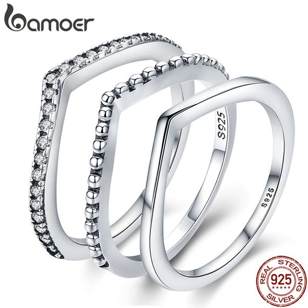 100% 925 argent Sterling goutte d'eau clair CZ bagues pour femmes mariage fiançailles bijoux petite amie cadeau PA7649