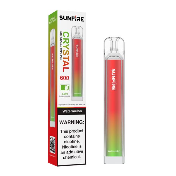 100% cigarettes authentiques Sunfire Puff Pro stylo vape jetable kits de cigarettes E 0% 2% 3% 5% 600 bouffées 2ML préremplies 10 couleurs VS Plus DHL livraison gratuite Instock Local Warehouse