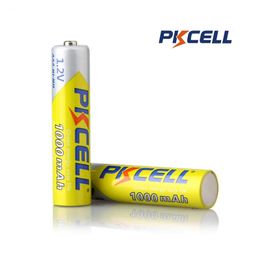 100% authentieke PKCELL 10440 batterij 1000mAh 1.2v NIMH oplaadbare NO7 3A-batterijen voor afstandsbediening Elektronische speelgoed Tools Fans