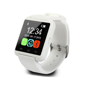 100% authentieke U8 Smart Watch SmartWatch polshorloges met hoogtemeter en motor voor smartphone Samsung iPhone iOS Android mobiele telefoon
