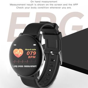 100% authentique W8 montres intelligentes IOS Android montres hommes bracelets de fitness femmes moniteur de fréquence cardiaque IP67 montre de sport étanche pour smartphones avec boîte de vente au détail