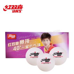 100 bolas DHS Table Tennis Ball DHS D40+ 1 estrella plástico ABS original DHS Ping Pong Balls