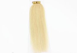 100 kralen Niet -detecteerbaar lichtste blond 1gstrand 60 Braziliaanse maagdelijk Human Hair Micro Nano Ring Hair Extensions6622560