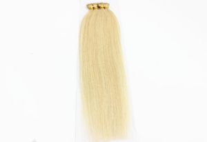 100 kralen Niet -detecteerbaar lichtste blond 1gstrand 60 Braziliaanse maagdelijk Human Hair Micro Nano Ring Hair Extensions6622560