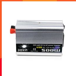 100% merk 500W Automatische zoom DC12V tot 220V 50Hz Automatische zoom 12 220 USB -verbinding 800W Power Regulator