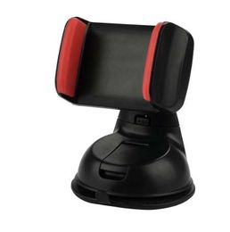 100% gloednieuwe zwarte auto -lucht ventilatie Mount Cradle Holder Stand voor mobiele smart mobiele telefoons GPS wordt geleverd met schuimgrip