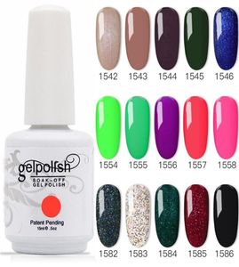 100 tout nouveau vernis à ongles gel Soak Off Gel à ongles 403 couleurs 15ml 12pcs / lot 15ML pour salon Nail229p2952474