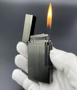 Briquet rétro DuPont à son brillant, Seiko, fabrication coupe-vent, corps en cuivre, allume-cigare avec boîte 3517726, 100