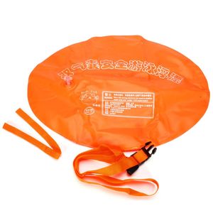 Zwemboei sportveiligheid van streek opblaasbaar apparaat drijft dubbele airbag voor open water
