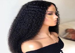 100 cheveux brésiliens Jerry Kinky Curly Big Front Wigs pré-épilés incluent la livraison aux USA8675102