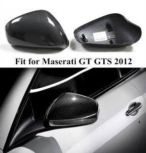 Capuchons de rétroviseur 100% fibre de carbone pour Maserati GT GTS boîtiers de rétroviseurs latéraux style de voiture