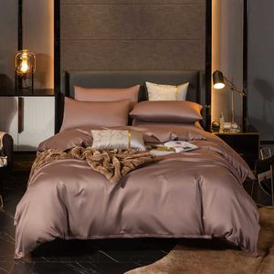 100% katoen Beddengoed Set 60s Lange Staple Luxe 18 kleuren Hotel Bed Twin Queen Full King Size Dekbed Coverpillowcase