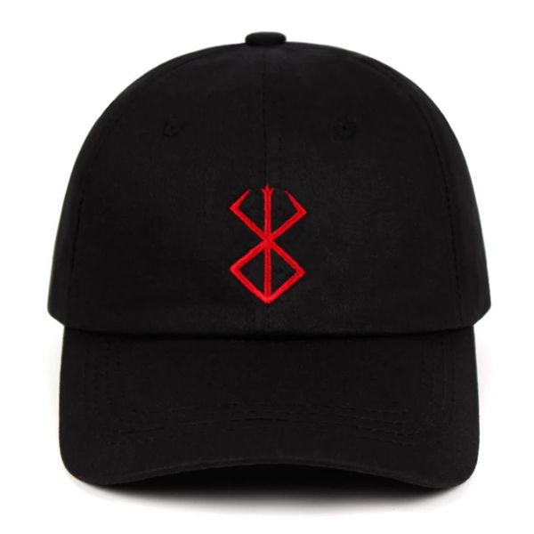 100% algodón BERSERK Dad Hat Kentarou Miura Comic Gorras de béisbol Anime fan Sombreros para mujeres Hombres Hombre Berserk 231229