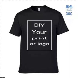 100 coton t-shirt personnalisé personnaliser votre propre P os équipe commerciale publicité Design texte hommes imprimer Original 220704