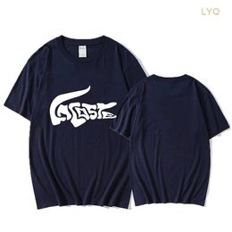 Camiseta 100% de algodón Ins de talla grande para hombre, camisetas Unisex góticas Grunge High Street, camisetas de Hip Hop