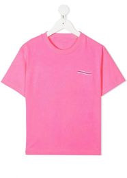 Diseñador Camisetas para niños Niños Niñas Verano Carta informal Impreso Bebé Niños Camisetas Rayas onduladas Camisetas de manga corta para niños pequeños Camisetas superiores Negro Blanco Rosa Azul