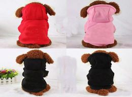 100 katoenen huisdier puppy hondenkleding voor kleine honden jas hoodie cc sweatshirt kostuums honden jassen xsxxl 3 kleuren4116366