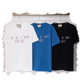 100% katoenen T-shirt met korte mouwen heren ronde hals zomer trend dieptepunt shirt katoen half mouw bedrukt T-shirt02