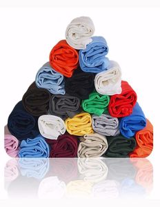 100 coton Couleur un coloriage vide t-shirt entièrement 16 couleurs hommes femmes tshirts coton coure cou basic rond rond fashion top2837061