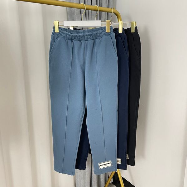 Pantalones de chándal 100% de algodón para mujer, pantalones de chándal de pierna ancha, pantalones de talla grande, ropa Unisex, ropa de calle