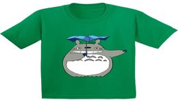 100 cotonJapon Anime Totoro modèle enfants t-shirt enfants dessin animé drôle t-shirt garçons filles vêtements à manches courtesGKT212 Y2007041478782