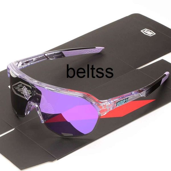 100% lunettes de cyclisme avec protection UV 100% S2 course ultra légère pêche sports de plein air coupe-vent lunettes