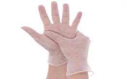 100 guantes desechables de látex grueso para alimentos, plástico transparente, TPE, catering, PVC impermeable, cocina para hornear, 290n2921381