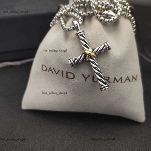 100 DY gedraaide vintage band ontwerper David Yurma ketting sieraden voor vrouwen mannen met diamant sterling zilver zonnebloem luxe vergulding verloving edelsteen cadeau
