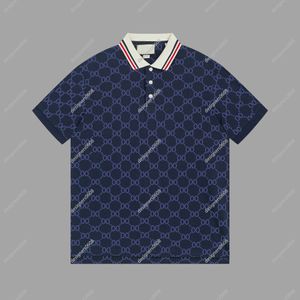 100% broderie artisanat créateur de Polo Polo Luxury Italie Men Vêtements à manches courtes Fashion Casual Men's Summer T-shirt Us Size S-xl