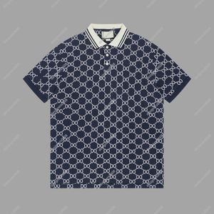 100% broderie artisanat créateur de Polo Polo Marques Fashion Broids de haute qualité Polos Shirt Men Leerisure Loissine T-shirt à manches courtes